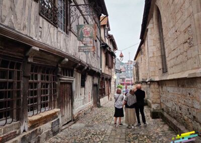 ruelles du vieux bassin d'Honfleur