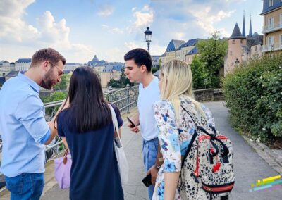 team building pédestre découverte Luxembourg et son panorama