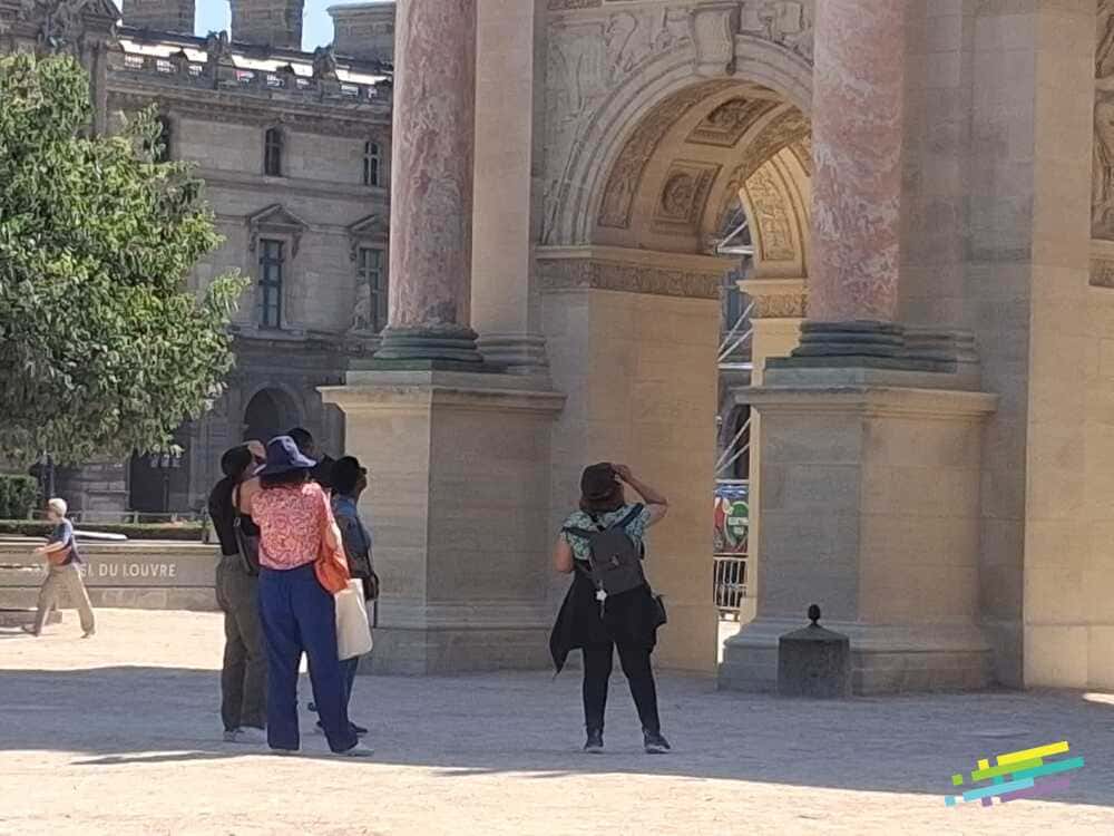 Rallye à Paris dans les Tuileries